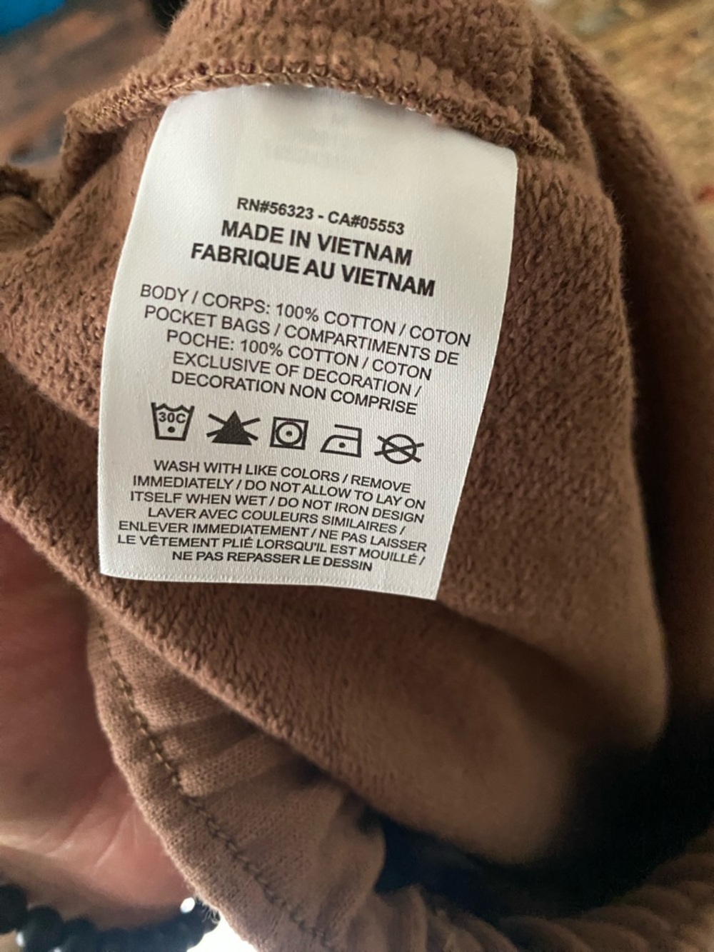 JORDAN ESSENTIAL STATEMENT FLEECE PANTS BROWN MEN'S SZ M, New Without Tags - Picture 6 of 6